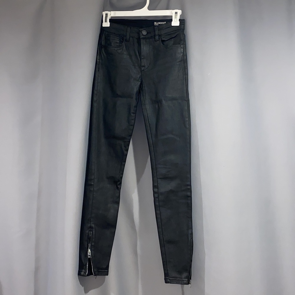 BLANKNYC Faux Leather Jeans